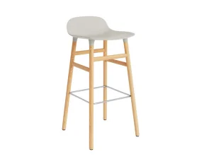 Barová židle Form 75 cm Oak, light grey