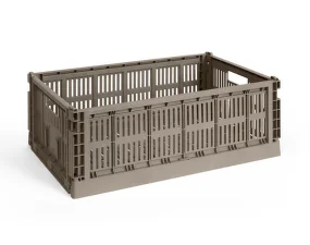 Úložný box Colour Crate Large, warm grey