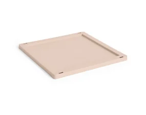 Plastové víko Colour Crate Medium Square/Cube, powder