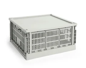 Plastové víko Colour Crate Large Square, grey
