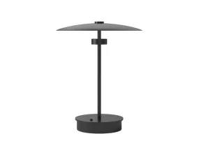 Přenosná lampa Reflection, black lacquered aluminium