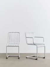 Židle Palissade Cantilever Armchair, galvanised