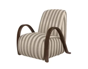 Křeslo Buur Louisiana, sand/off-white