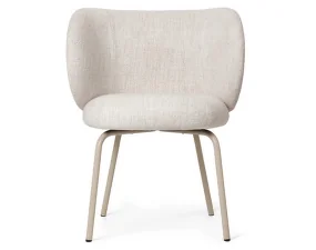 Jídelní židle Rico, Bouclé off-white / cashmere