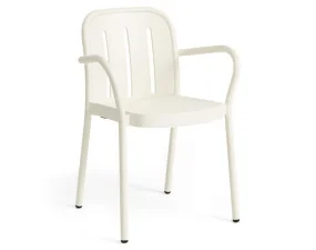 Zahradní židle Deville s područkami, cream white