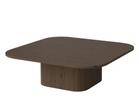 Konferenční stolek Eida 100x100 H32, dark oiled oak
