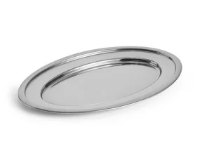 Servírovací talíř Essential Steel Oval, large