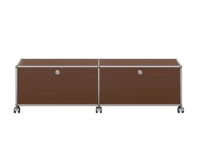 Komoda na kolečkách USM Haller M61, brown