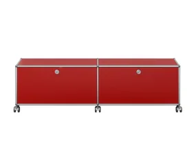 Komoda na kolečkách USM Haller M61, ruby red