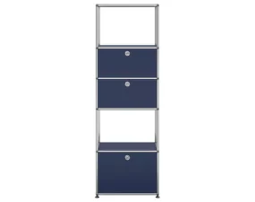 Policová sestava USM Haller M52, steel blue