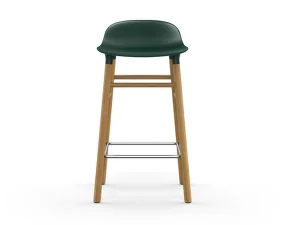 Barová židle Form 65 cm Oak, green