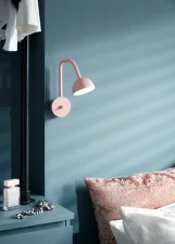Nástěnná LED lampa Blush, matt white