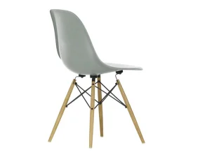 Židle Eames Fiberglass DSW, sea foam green/ash
