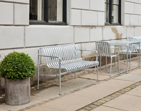 Lavička Palissade Dining Bench, galvanised