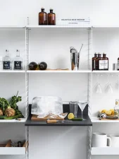 Police String Media shelf, anthracite