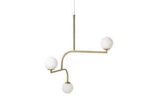 Ex-display lustr Mobil 70, brushed brass