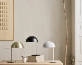 Stolní lampa Aluna, matt creme