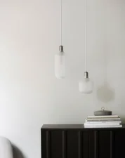 Závěsná lampa Amp Small, white / matt