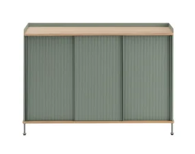 Ex-display komoda Enfold 148x85, oak/dusty green