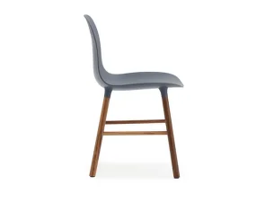 Židle Form Walnut, blue