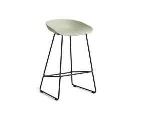 Barová stolička AAS 38 Low, black / pastel green