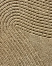 Koberec Zen Shaped 250x333, dark beige