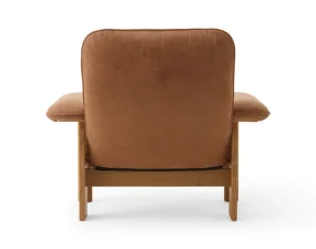 Křeslo Brasilia Lounge Chair, Dunes camel/natural oak