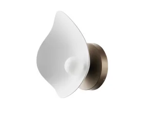 Nástěnná lampa Florii 1, dark bronze/white
