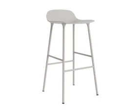 Barová židle Form 75 cm Steel, warm grey
