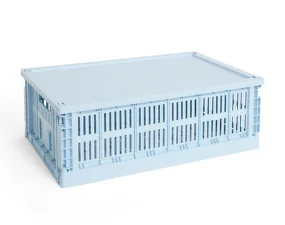 Plastové víko Colour Crate Large, soft blue