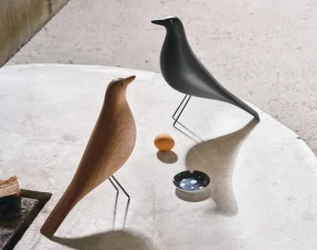 Pták Eames House Bird, dark walnut