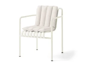 Prošívaný podsedák Palissade Dining Armchair Soft Quilted Cushion, cream white