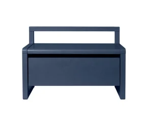 Lavice s úložným prostorem Little Architect, dark blue