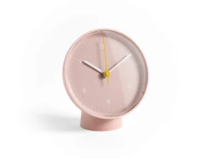 Hodiny Table Clock, pink