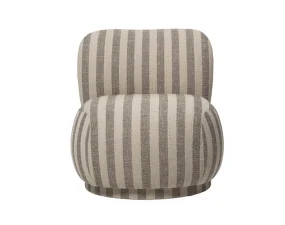 Křeslo Rico Piccolo Swivel Louisiana, sand/off-white