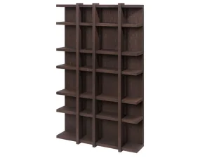 Police Tilem 4x6, dark stained oak