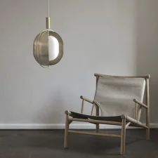 Závěsné svítidlo Pearl, brass