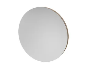 Zrcadlo Vala Round Ø75 cm, lacquered oak