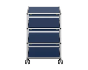 Zásuvkový kontejner na kolečkách USM Haller M26, steel blue