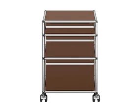 Zásuvkový kontejner na kolečkách USM Haller M63, brown