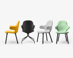 Židle Catch JH1, white oak / Hallingdal 130
