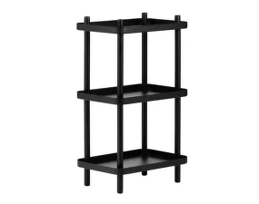 Police Block Shelf, black/black
