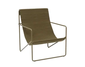 Křeslo Desert Lounge Chair, olive / olive