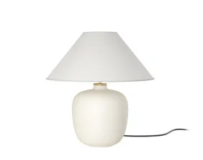 Stolní lampa Torso 37, sand/off white