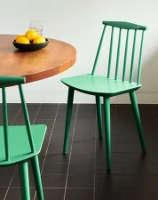 Židle J77, jade green