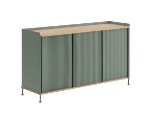 Ex-display komoda Enfold 148x85, oak/dusty green
