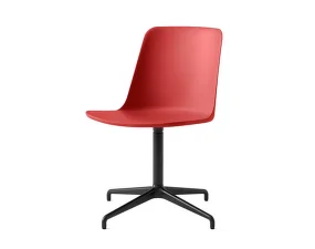 Kancelářská židle Rely HW11, black / vermillion red