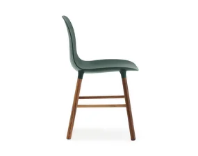 Židle Form Walnut, green