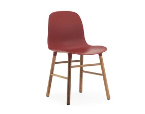 Židle Form Walnut, red