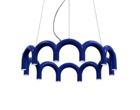 Závěsné svítidlo Arch Circle 98, blue